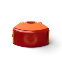 Ｃｕｒｖｅ　Ｒｅａｒ　Ｌｉｇｈｔ　自転車用カーブリアライト　Ｏｒａｎｇｅ 442●Ｃｕｒｖｅ　Ｒｅａｒ　Ｌｉｇｈｔ　自転車用カーブリアライト　Ｏｒａｎｇｅ●BOOKMAN【取寄せ商品】