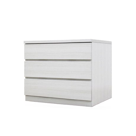 フィット 幅70 3段 チェスト 奥行55cm 家具 収納 ホワイト 6300074206●丸田木工【取寄せ商品】
