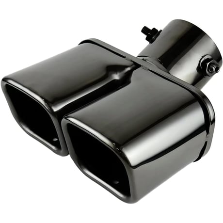カー用品　マフラーカッターツイン　ガンメタ MT-42●向島自動車用品製作所【取寄せ商品】
