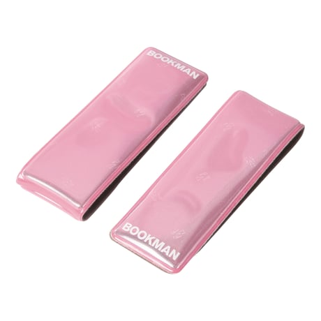 Ｃｌｉｐ－ｏｎ　Ｒｅｆｌｅｃｔｏｒｓ　クリップオンリフレクター　反射クリップ　Ｐｉｎｋ 408●BOOKMAN【取寄せ商品】