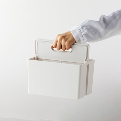 かるコン　レギュラー　収納ケース　ホワイト　L KCR-WH●かるコン　レギュラー　収納ケース　ホワイト　L●日東【取寄せ商品】