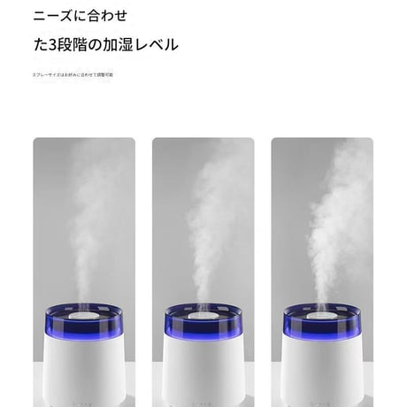 ｲﾙﾐﾈｰｼｮﾝ加湿器150mlﾎﾜｲﾄH10 加湿器 卓上加湿器 超音波式 LED アロマ対応 静音 小型 USB給電 空焚き防止  車載 オフィス 寝室 乾燥対策 花粉症対策