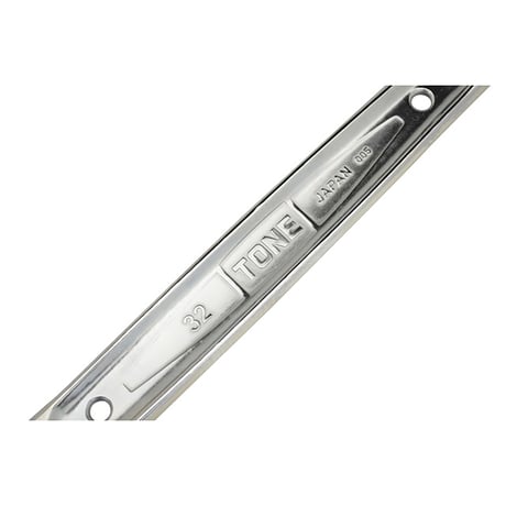 ＴＯＮＥ　シノ付めがねレンチ　銀総磨き　ＳＭＮ－２０（３２） SMN-20(32)●ＴＯＮＥ　シノ付めがねレンチ　銀総磨き　ＳＭＮ－２０（３２）●金井産業【取寄せ商品】