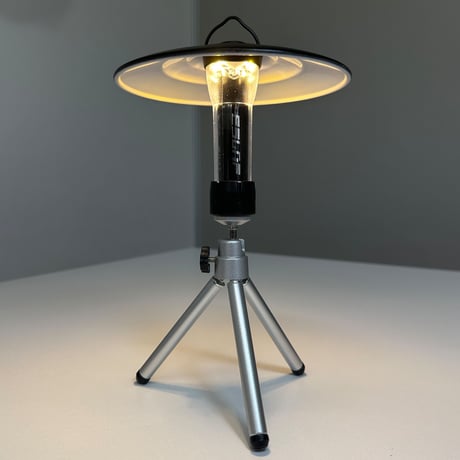 2WAYミニライト シェード＋三脚付き キャンプランタン USB-C充電式 懐中電灯 マグネット ランタン キャンプ 防災 軽量 小型 コンパクト