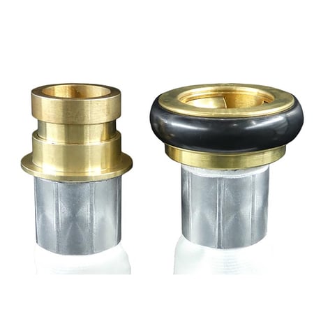 ライトブルーホース（散水用ホース）１．６ＭＰａ　４０Ａ×２０ｍ　黄銅製町野式金具 206221●ライトブルーホース（散水用ホース）１．６ＭＰａ　４０Ａ×２０ｍ　黄銅製町野式金具【取寄せ商品】
