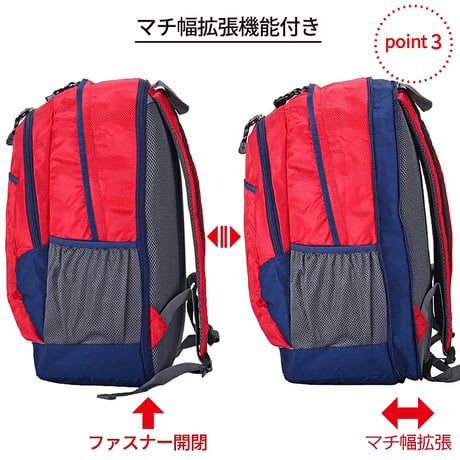 ＣＡＰＴＡＩＮ　ＳＴＡＧ　リュック　３４Ｌ～４２Ｌ　１３１２　レッド 1312●ＣＡＰＴＡＩＮ　ＳＴＡＧ　リュック　３４Ｌ～４２Ｌ　１３１２　レッド●スワン 1312【取寄せ商品】