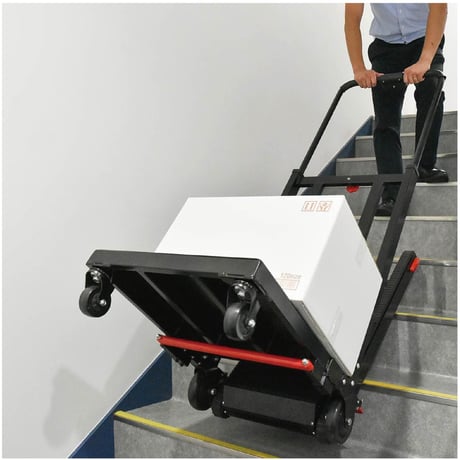 折り畳み電動階段のぼれる台車 ELEFLDSBK●折り畳み電動階段のぼれる台車●サンコー ELEFLDSBK●折り畳み電動階段のぼれる台車●サンコー【取寄せ商品】