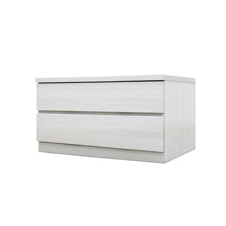 フィット 幅70 2段 チェスト 奥行44cm 家具 収納 ホワイト 6300074161●丸田木工【取寄せ商品】
