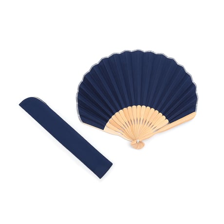 西川庄六　ｓｏｌｅｉｌ扇子　無地　紺 6300069414●西川庄六　ｓｏｌｅｉｌ扇子　無地　紺●BRID 6300069414●西川庄六　ｓｏｌｅｉｌ扇子　無地　紺●BRID【取寄せ商品】
