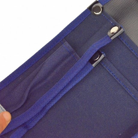 腰袋　内側ポケット付帆布　ＹＫ－０２　紺 YK-02 紺●金井産業【取寄せ商品】