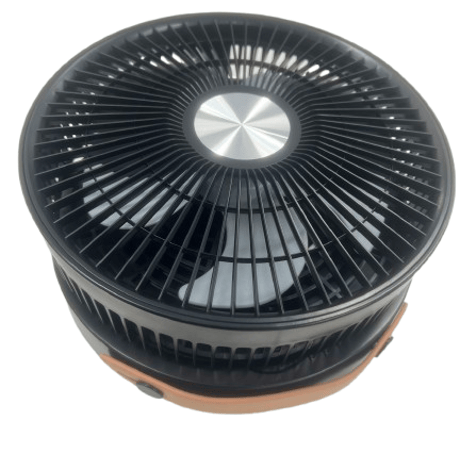 folding Srorage Fan(P2000)黒 折りたたみ・コードレス・首振り・伸縮式・リモコン・USB充電・タイマー付き・高さ調節・コンパクト・収納