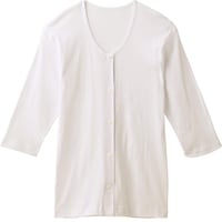 7分袖ホックシャツ(2枚組) ホワイト●ディーエーピー【取寄せ商品】