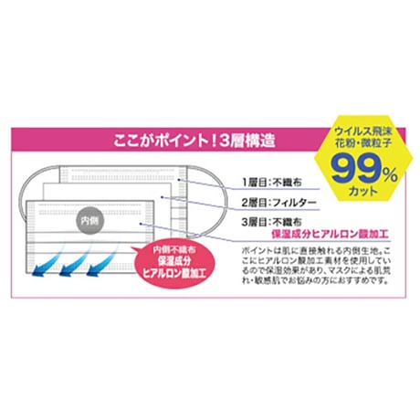 保湿美フェイスマスク30枚入り　グレー 6300069248●保湿美フェイスマスク30枚入り　グレー●グローバルジャパン【取寄せ商品】
