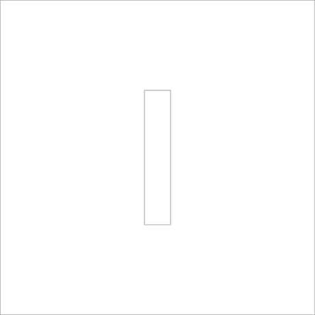 吹付けプレート　ステンシル　アルファベット小文字ｌ　マグネット●吹付けプレート　ステンシル　アルファベット小文字ｌ　マグネット●グリーンクロス【取寄せ商品】