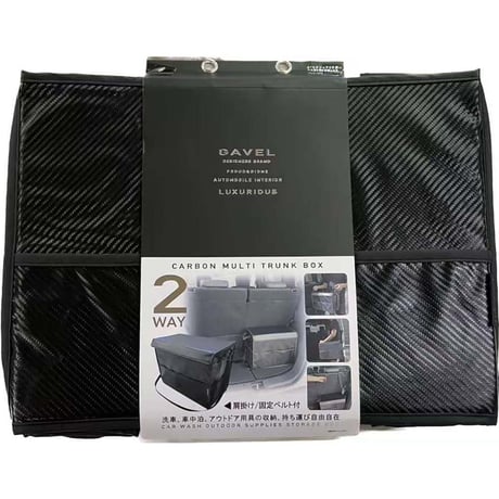 カー用品　ガベルラグジュアリアス　カーボントランクボックス DLS207●プラウド【取寄せ商品】