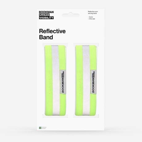 Ｒｅｆｌｅｃｔｉｖｅ　Ｂａｎｄ　リフレクティブバンド　反射バンド　Ｆｌｕｏｒｅｓｃｅｎｔ　Ｙｅｌｌｏｗ 531●BOOKMAN【取寄せ商品】