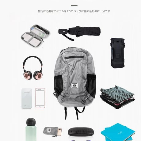 折り畳み防水ﾘｭｯｸ ｸﾞﾘｰﾝ 519 折りたたみ リュック 防水 軽量 コンパクト サブバッグ アウトドア 旅行 登山 防水バッグ