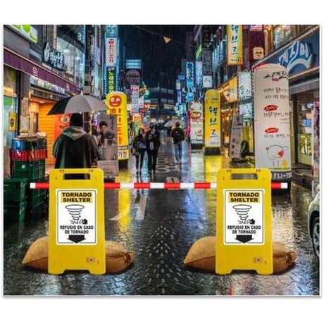 ソーラー・充電式ＬＥＤ　サインスタンド　高温注意 SS-JHB-21●ソーラー・充電式ＬＥＤ　サインスタンド　高温注意●グリーンクロス SS-JHB-21【取寄せ商品】