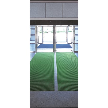 吸水ストライプマット　　緑 6300061388●大一産業【取寄せ商品】