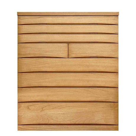 桐蔵 幅118 8段 チェスト 家具 収納 ナチュラル 6300074126●丸田木工【取寄せ商品】