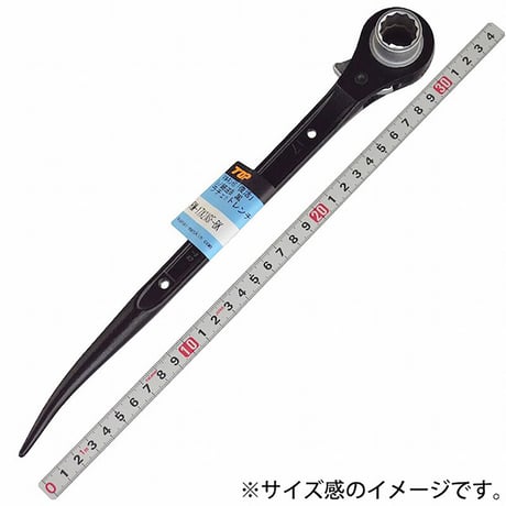 ＴＯＰ　両口ラチェットレンチ　復活　黒 RM-17X21NSF-BK●ＴＯＰ　両口ラチェットレンチ　復活　黒●金井産業【取寄せ商品】