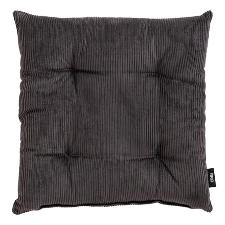 コーデュロイ　クッション　ＭＹＳ　ＳＥＡＴ　ＣＵＳＨＩＯＮ　－ＣＯＲＤＵＲＯＹ－　Ｃｈａｒｃｏａｌ　Ｂｌａｃｋ 001475●BRID 001475●BRID【取寄せ商品】