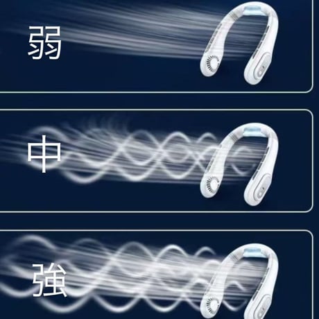 ﾈｯｸｸｰﾗｰﾌｧﾝ ﾎﾜｲﾄ J18 ネッククーラー ネックファン 首掛け扇風機 冷却プレート ハンズフリー 扇風機 携帯扇風機 ポータブルファン 充電式 熱中症対策