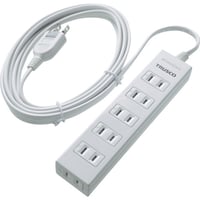 オレンジブック トラスコ中山 ＴＲＵＳＣＯ　電源タップ　２Ｐ６個口　３Ｍ　マグネット付 TOT2-603
