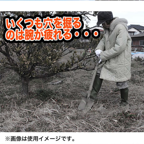 ＹＡＲＤＦＯＲＣＥ　２４Ｖコードレス電動穴掘り機　杭打ち　追肥　支柱差し　種まき 穴掘り機●穴堀り器●ハイパワー●LXCMD30-JP●YARDFORCE●ヤードフォース【取寄せ商品】