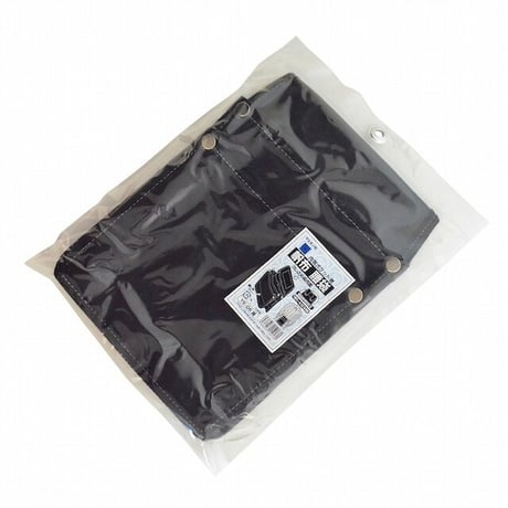腰袋　内側ポケット付無帆布 YK-08 黒●金井産業【取寄せ商品】