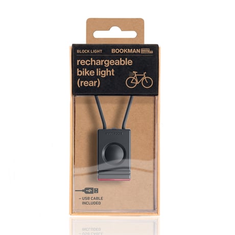 Ｂｌｏｃｋ　Ｌｉｇｈｔ　Ｒｅａｒ　自転車用ライトリア　Ｂｌａｃｋ 413●Ｂｌｏｃｋ　Ｌｉｇｈｔ　Ｒｅａｒ　自転車用ライトリア　Ｂｌａｃｋ●BOOKMAN【取寄せ商品】