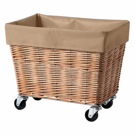 ＷＩＬＬＯＷ　ＬＡＵＮＤＲＹ　ＢＡＳＫＥＴ　Ｗｉｔｈ　ＣＡＳＴＥＲ　２８Ｌ　ＢＥ BRID