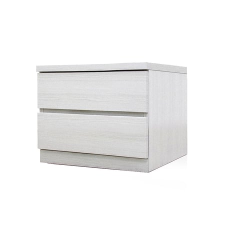 フィット 幅50 2段 チェスト 奥行44cm 家具 収納 ホワイト 6300074155●丸田木工【取寄せ商品】