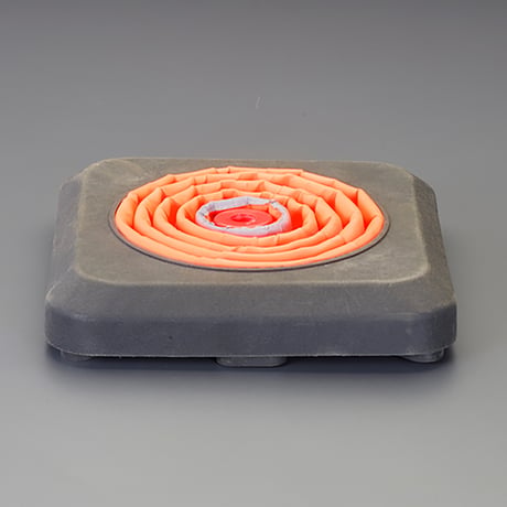 ３５０ｘ３５０ｘ７００ｍｍ　ＬＥＤライトコーン（伸縮式／ウエイト付）  【取寄せ商品】