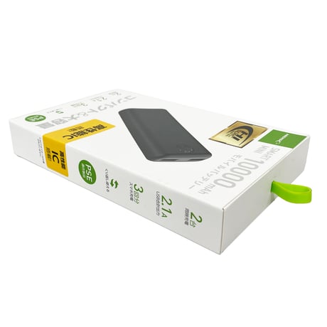 スマートミニ　１００００ｍＡｈ　モバイルバッテリー　ホワイト HD-NIC10000GFWH●エコワン【取寄せ商品】