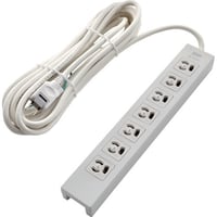 オレンジブック トラスコ中山 ＴＲＵＳＣＯ　電源タップ　３Ｐ抜け止め７個口　１０Ｍ　アース／マグネット付 TOT3N-710