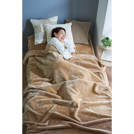 CALDO NIDO notte3　掛け毛布　ベージュ　シングル 6300069789●ディーブレス 6300069789【取寄せ商品】