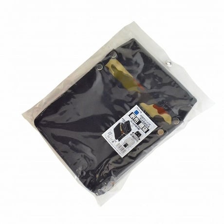 腰袋　内側ポケット付帆布／茶迷彩柄 YK-17 黒●金井産業【取寄せ商品】
