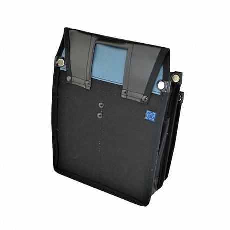 腰袋　内側ポケット付帆布／補強付 YK-07 黒●金井産業【取寄せ商品】