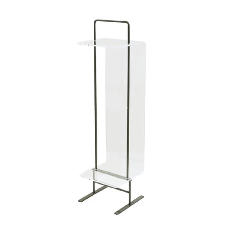 アクリルカバー付ワイヤー トイレットペーパースタンド WW-AC-WTPS●アクリルカバー付ワイヤー トイレットペーパースタンド●日東【取寄せ商品】