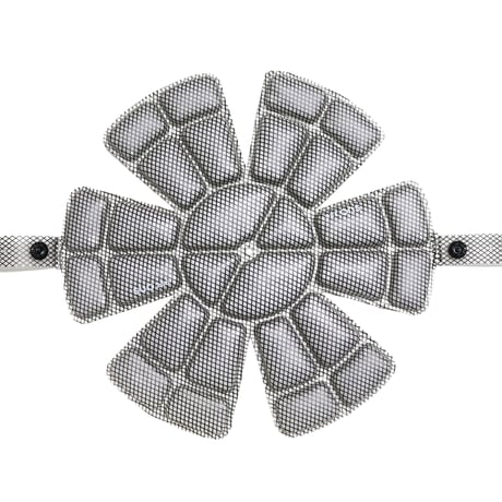 ＳＵＯ　２５６　ＩＣＥ　ＭＥＴ　ヘルメット用アイス　Ｌサイズ　ブラック 6300066083●SUO【取寄せ商品】