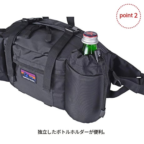 ＣＡＰＴＡＩＮ　ＳＴＡＧ　ヒップバッグ　１３２３　ブラック 1323●ＣＡＰＴＡＩＮ　ＳＴＡＧ　ヒップバッグ　１３２３　ブラック●スワン 1323【取寄せ商品】