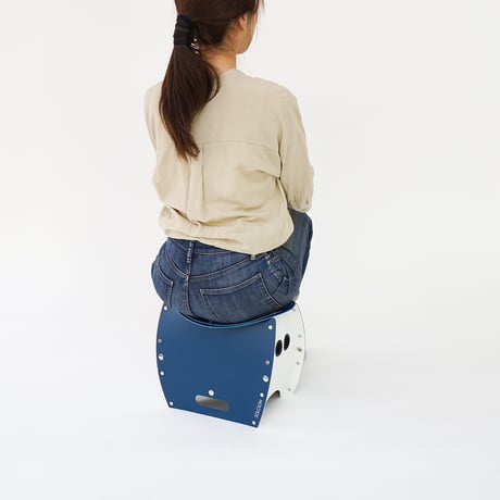 PATATTO250＋ 折りたたみ椅子 ネイビー PTP252●PATATTO250＋ 折りたたみ椅子 ネイビー●イケックス工業【取寄せ商品】