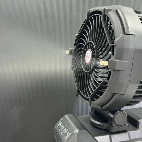 ミスト　冷えるくん　ミストワークファンセット　暑さ対策 AK-X69●ミスト　冷えるくん　ミストワークファンセット　暑さ対策●あかりファクトリー AK-X69【取寄せ商品】
