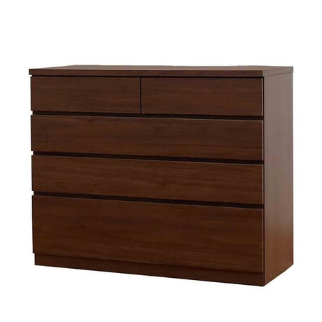 シルフ 幅102 4段 チェスト 家具 収納 ウォールナット 6300074141●丸田木工【取寄せ商品】
