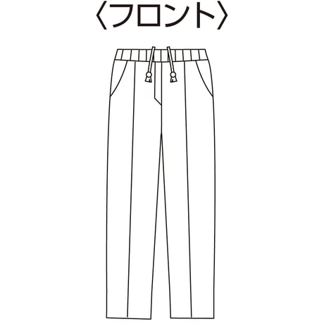 らくらくストレートパンツ　吸汗速乾　裾絞り　着心地快適　紳士用　ＮＶ ケアファッション●介護●自立支援●着替え簡単●お年寄り●シルバー●業務用●老人ホーム●病院●リハビリ 【取寄せ商品】