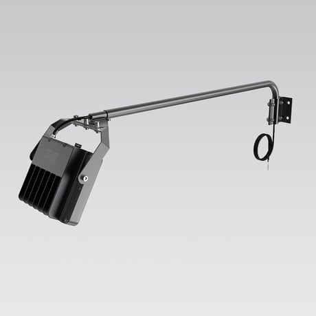 アーム式ＬＥＤ看板灯　ＬＤ－Ｋ６Ｂ　７０００ＬＭ　ブラック 株式会社グッドグッズ【取寄せ商品】