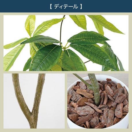 光触媒インテリアグリーン パキラ130cm鉢付き 23207●光触媒インテリアグリーン パキラ130cm鉢付き●エスエスケイ【取寄せ商品】