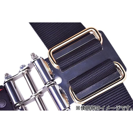腰道具用アタッチメント　長方形　GK－０８－２　ゴールド GK-08-2 ｺﾞｰﾙﾄﾞ●金井産業【取寄せ商品】