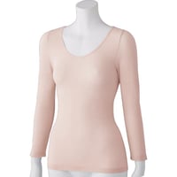 のびのびラクラク長袖インナー ピーチ ●ディーエーピー【取寄せ商品】